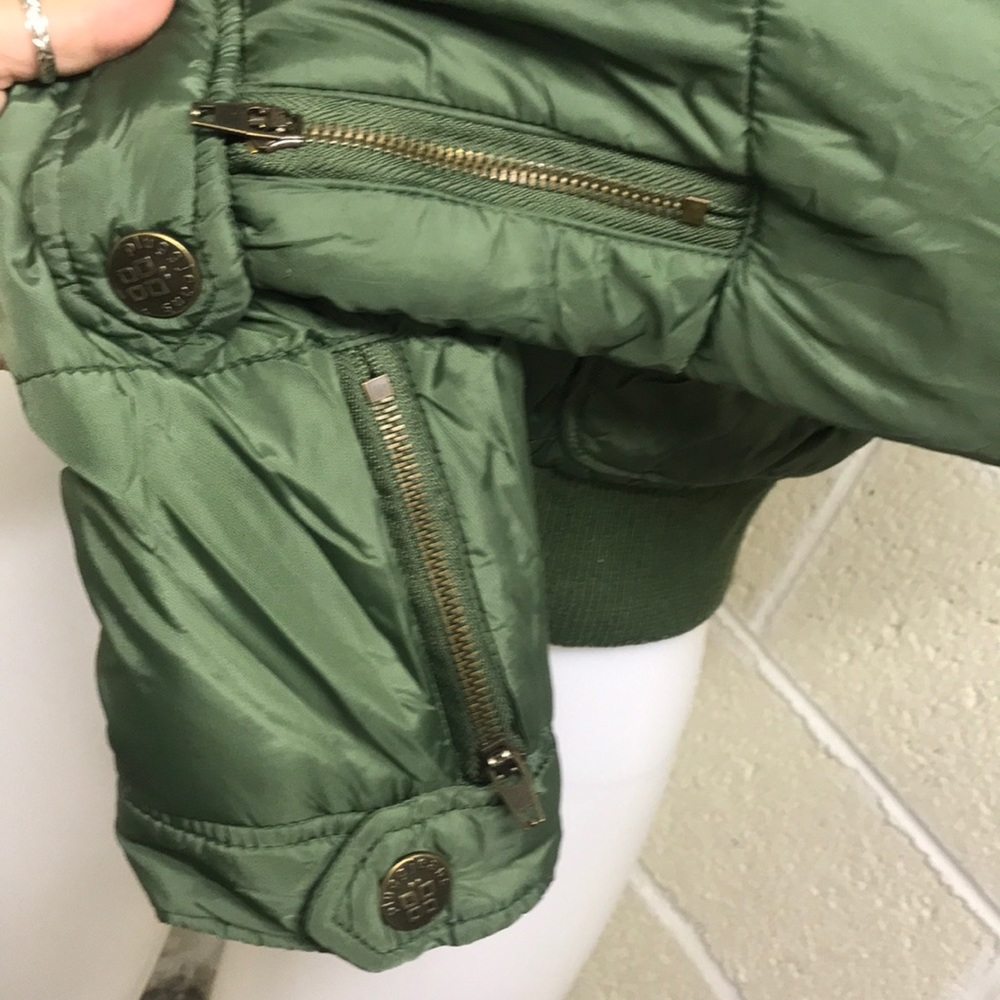 Plugg vintage women cropped puffer jacket size XS - Picture 2 of 8